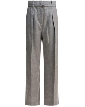 Brunello Cucinelli Wide Trousers - Gris