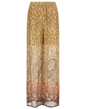 Valentino Garavani Wide Trousers - Natural