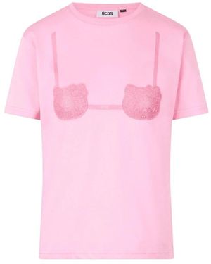 Gcds Boxy Hello Kitty Print T-Shirt - Pink
