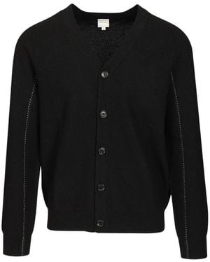 Paul Smith Merino-Woll-Strickjacke Mit Knöpfen - Schwarz