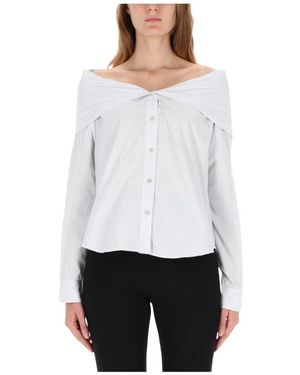Our Legacy Overhemden ,Wit ,Katoen Kaonashi Shirt