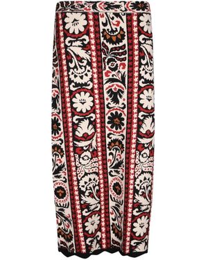 FARM Rio Midi Skirts - Rojo