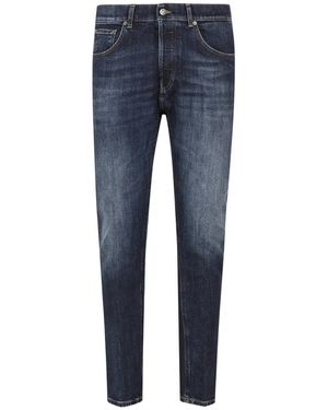 Dondup Jeans ,Blauw ,Katoen Straight Jeans