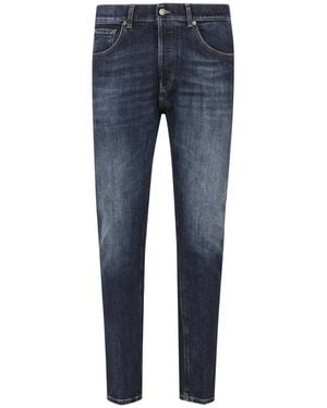 Dondup Jeans ,Blauw ,Katoen Straight Jeans