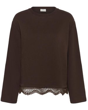 Kaffe Sweatshirts - Marrón
