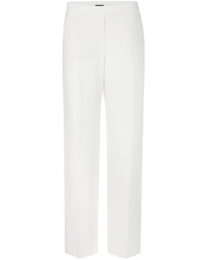 Marc Cain Straight Trousers - Blanco