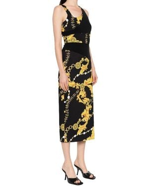 Versace Jeans Couture Midi Dresses - Metallic