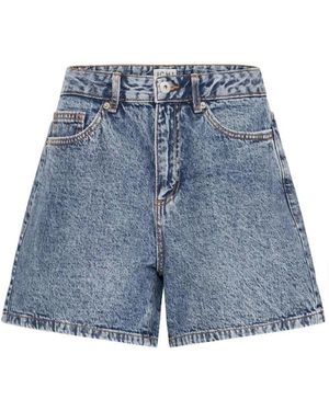 Ichi Denim Shorts - Blu