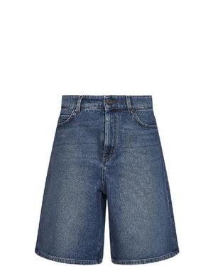 Weekend by Maxmara Denim Shorts - Blue