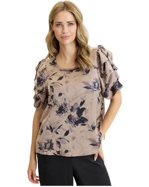 iN FRONT Bluse - Grau