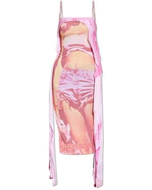 DIESEL Strappy Dress 'D-Malory-Long' - Pink