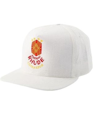 Rhude Accessoires ,Katoen Azur Cap - Wit