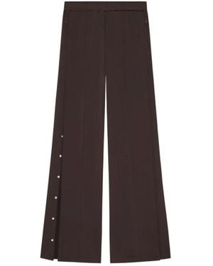 Courreges Broeken ,Bruin ,Polyester Interlock Trainingsbroek