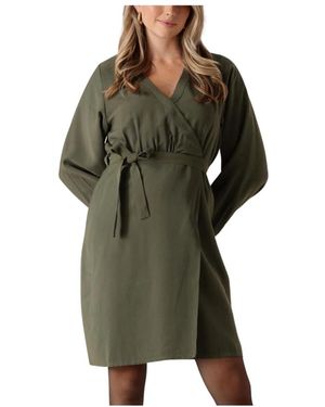 Another Label Kleedjes ,Groen ,Claudia Dress Ls