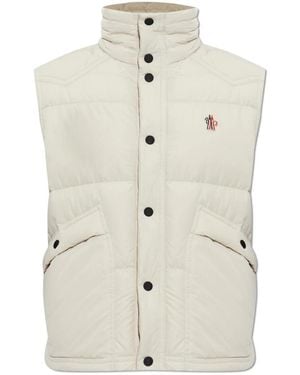 Moncler Jassen ,Leer Evans Down Vest - Wit