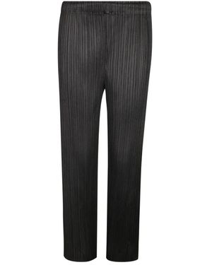 Issey Miyake Straight Trousers - Gris