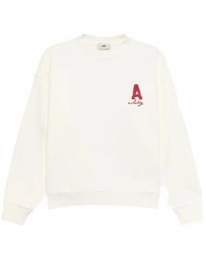Autry Hoodies & Sweatvesten ,Wit ,Katoen Sweatshirt