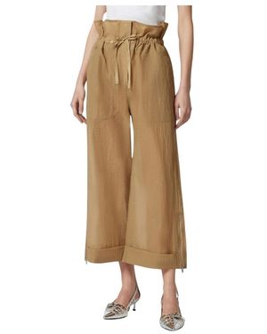 Pinko Wide Trousers - Natural