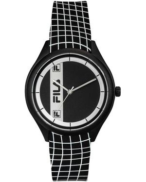 Fila Erwachsene Armbanduhr Style 44 Mm Armband Silikon 38-321 - Schwarz