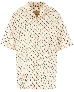 Valentino Garavani Short Sleeve Shirts - Natural