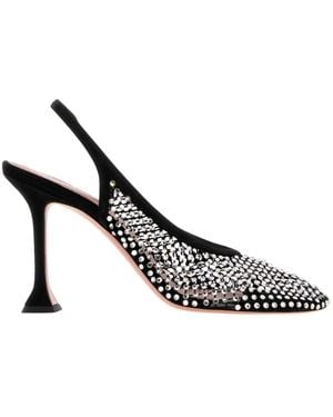 AMINA MUADDI Dolly Net Sling 95 - Mettallic