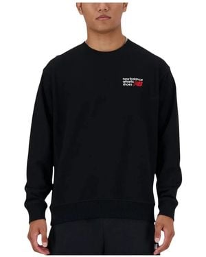 New Balance Athletics Premium Logo Crew - Zwart