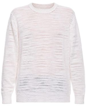 ATOMOFACTORY Round-Neck Knitwear - Bianco