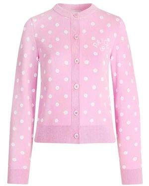 Patou Truien & Vesten ,Roze ,Katoen Polka Dot Cardigan
