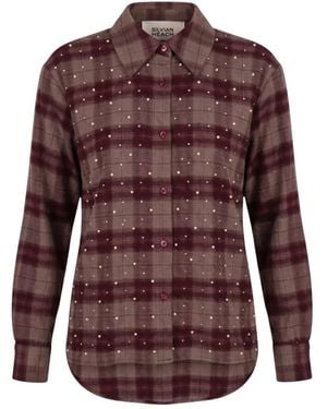 Silvian Heach Shirts - Marrone