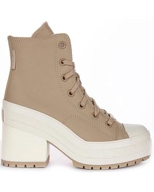 Converse Heeled Boots - Natural