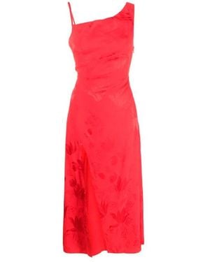 For Love & Lemons Ilana Midi Dress - Red