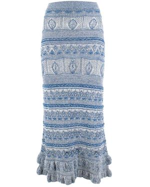Etro Maxi Skirts - Blue