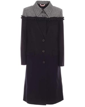 Vivetta Single-Breasted Coats - Blue