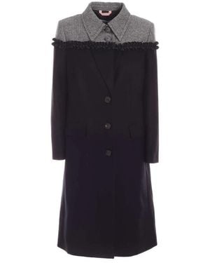 Vivetta Single-Breasted Coats - Blue