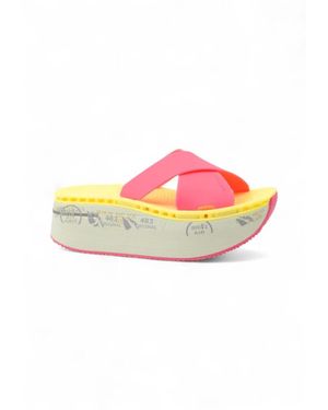 Premiata Schoenen ,Roze ,Moura Wedge
