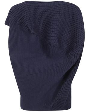 Issey Miyake Tops ,Blauw ,Sleeveless Tops