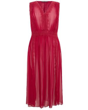 Alberta Ferretti Midi Dresses - Red