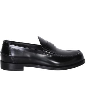 Givenchy Schwarze Loafer Mit Metalldetail