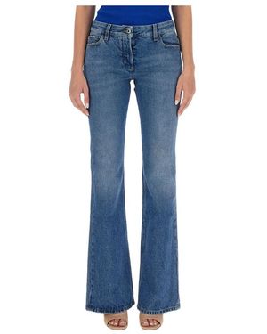 Off-White c/o Virgil Abloh Flared Jeans - Bleu