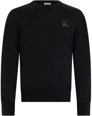 Burberry Rundhals-Pullover - Schwarz