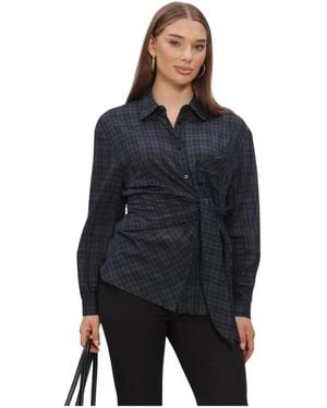 Object Objmalua L/S Re Shirt 147 - Schwarz
