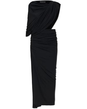 Balenciaga Asymmetrisches Kleid - Schwarz