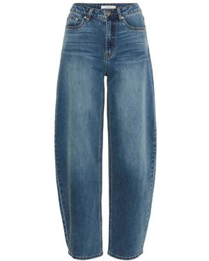 Gestuz Loose-Fit Jeans - Azul