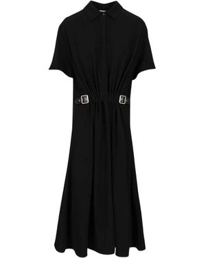 Loewe Jurk Met Riem - Zwart