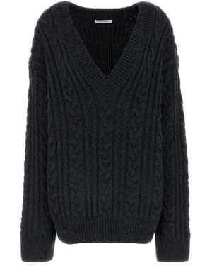 Cecilie Bahnsen V-Neck Knitwear - Black