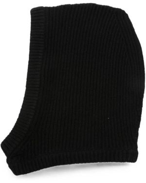 Rick Owens Gebreide Capuchon - Zwart