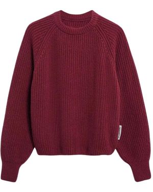 ARMEDANGELS Truien & Vesten ,Rood ,Katoen Kaagi Rib Knit Sweater - Paars
