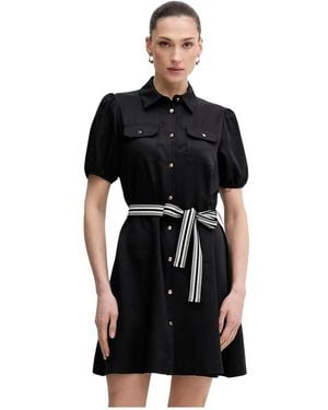 GAUDI Kleedjes ,Zwart ,Polyester Shirt Dress