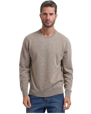 BOSS Round-Neck Knitwear - Marrone