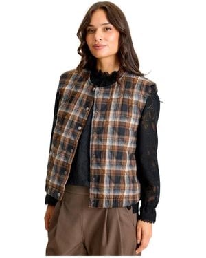 iN FRONT Vest - Bruin